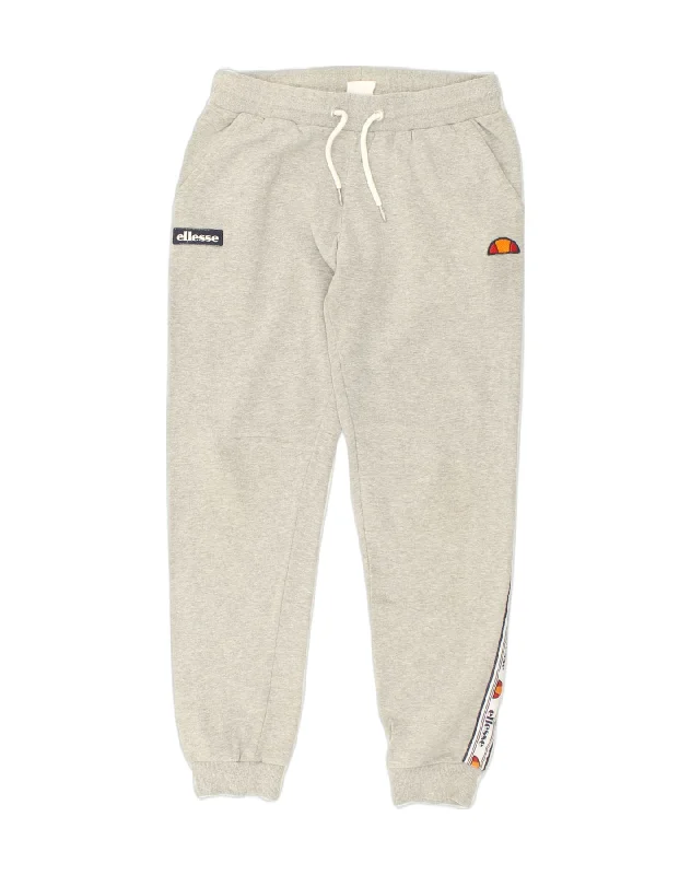 ELLESSE Womens Tracksuit Trousers Joggers UK 10 Small Grey Cotton Trousers Low Rise Relaxed ELLESSE Womens Tracksuit Trousers Joggers UK 10 Small Grey Cotton Trousers Low Rise Relaxed