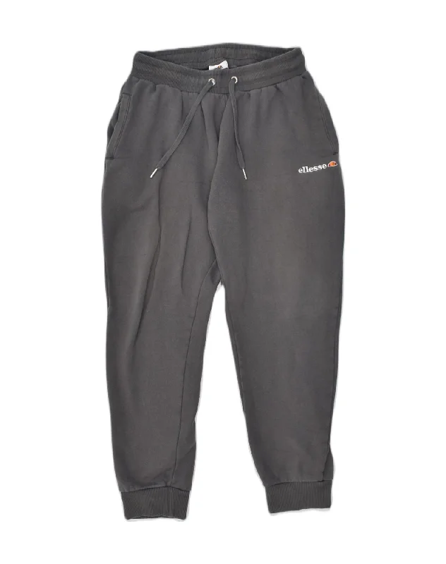 ELLESSE Womens Tracksuit Trousers Joggers UK 14 Large Grey Cotton Trousers Low Rise Relaxed ELLESSE Womens Tracksuit Trousers Joggers UK 14 Large Grey Cotton Trousers Low Rise Relaxed