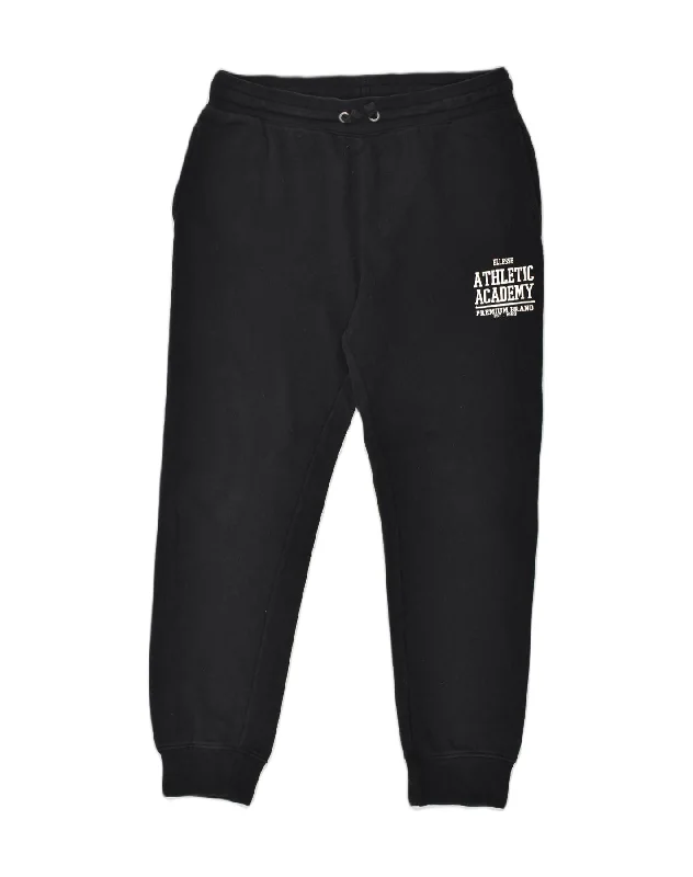 ELLESSE Womens Tracksuit Trousers Joggers UK 20 2XL Black Cotton Trousers Gym Athletic ELLESSE Womens Tracksuit Trousers Joggers UK 20 2XL Black Cotton Trousers Gym Athletic