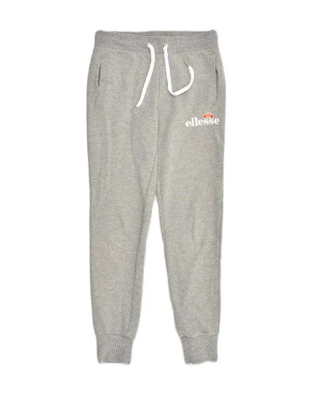 ELLESSE Womens Tracksuit Trousers Joggers UK 8 Small Grey Cotton Trousers sophisticated sleek ELLESSE Womens Tracksuit Trousers Joggers UK 8 Small Grey Cotton Trousers sophisticated sleek