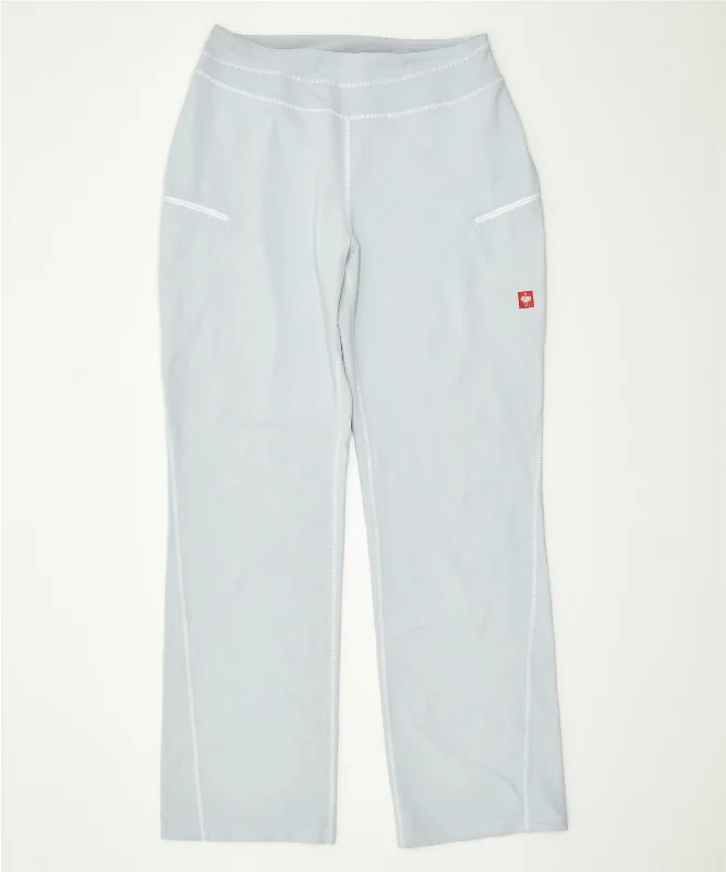 ENGELBERT STRAUSS Womens Tracksuit Trousers EU 42 Medium Grey Polyamide