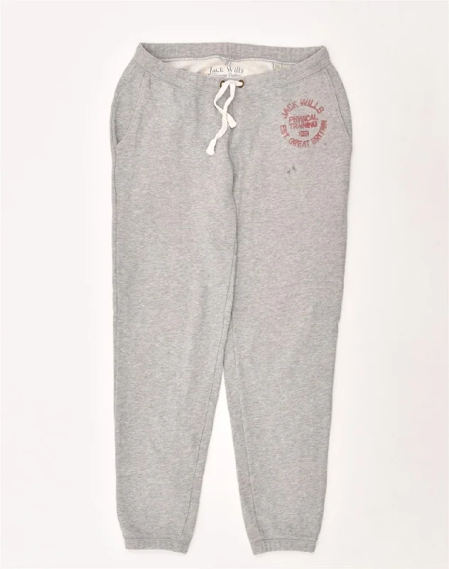 JACK WILLS Womens Tracksuit Trousers Joggers UK 10 Small Grey Cotton Trousers Office Stylish JACK WILLS Womens Tracksuit Trousers Joggers UK 10 Small Grey Cotton Trousers Office Stylish