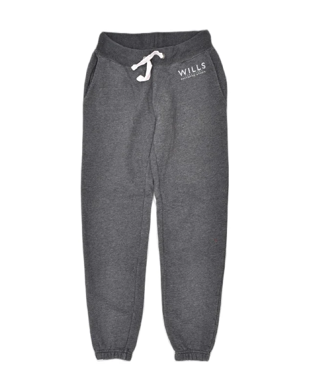 JACK WILLS Womens Tracksuit Trousers Joggers XS Grey Polyester Sports