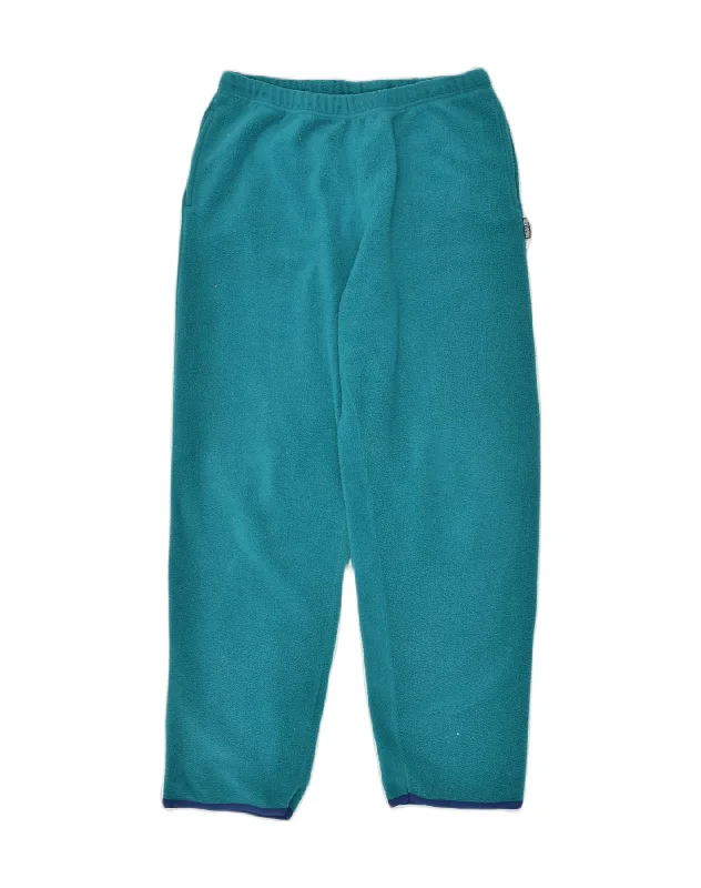 KAPPA Womens Fleece Tracksuit Trousers UK 16 Large Turquoise Trousers Occasion Special