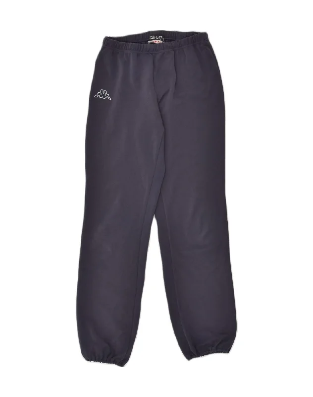 KAPPA Womens Tracksuit Trousers Joggers UK 8 Small Navy Blue Polyester Wide Leg Loose Fit Mid Waist KAPPA Womens Tracksuit Trousers Joggers UK 8 Small Navy Blue Polyester Wide Leg Loose Fit Mid Waist