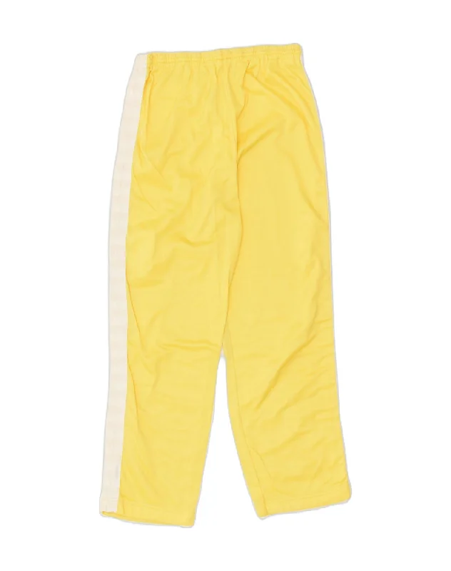 KAPPA Womens Tracksuit Trousers Medium Yellow Polyester Trousers Print Floral