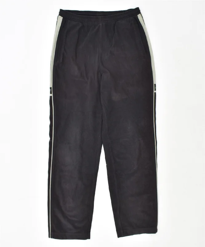 LOTTO Womens Tracksuit Trousers Large Black Polyester