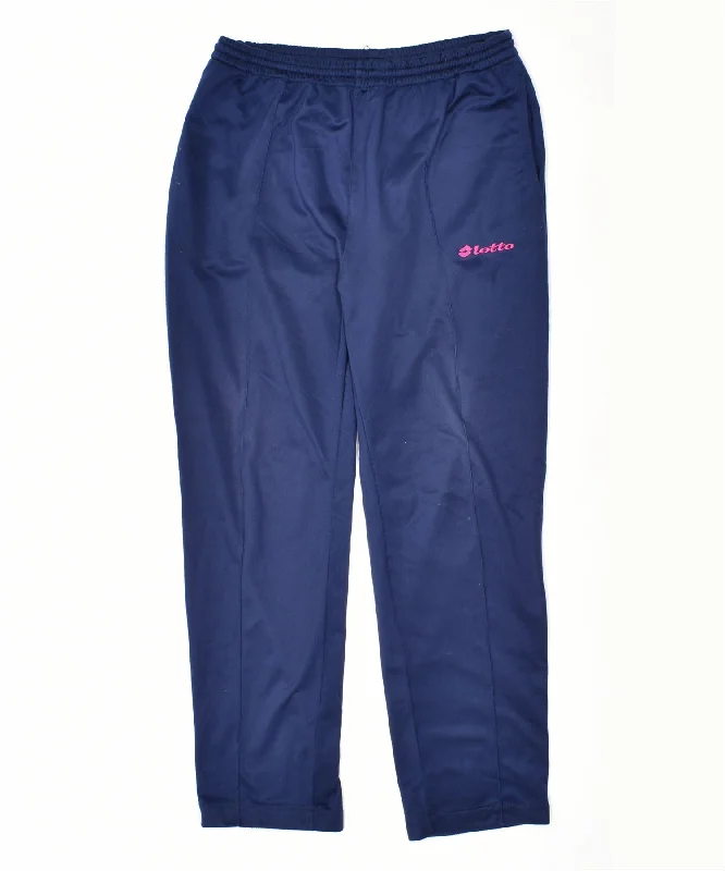 LOTTO Womens Tracksuit Trousers Small Navy Blue