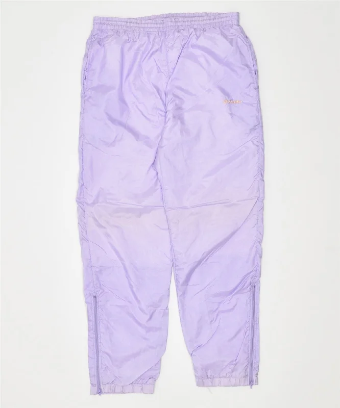 LOTTO Womens Tracksuit Trousers UK 16 Large W34 Purple Nylon