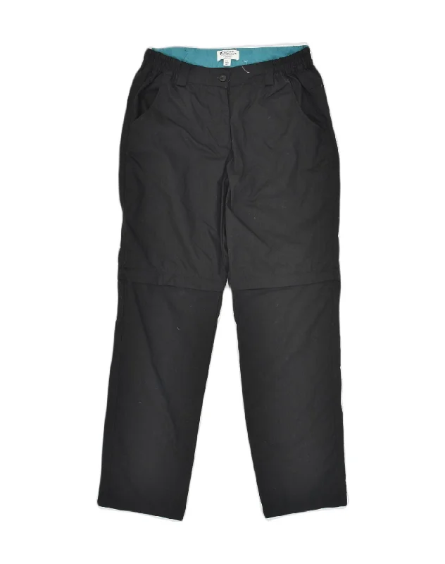MOUNTAIN WAREHOUSE Womens Hiking Tracksuit Trousers UK 8 Small Black Trousers Custom Made