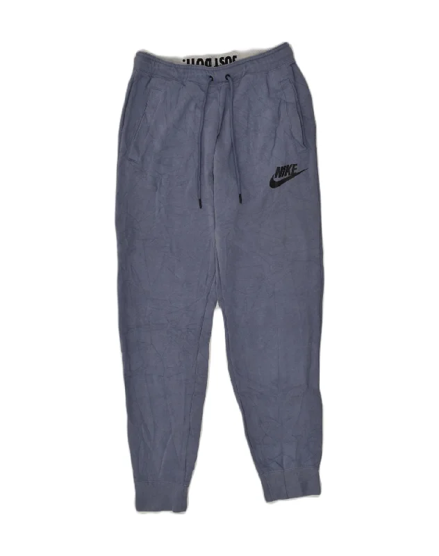 NIKE Womens Tracksuit Trousers Joggers UK 10 Small Blue Cotton Trousers Trousers Formal NIKE Womens Tracksuit Trousers Joggers UK 10 Small Blue Cotton Trousers Trousers Formal