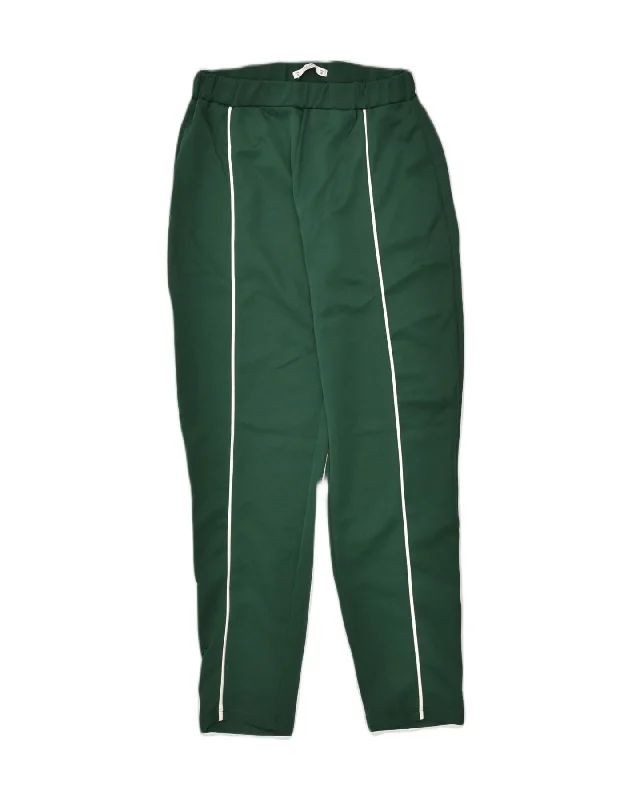 PULL & BEAR Womens Tracksuit Trousers UK 10 Small Green Polyester Trousers Review Highly