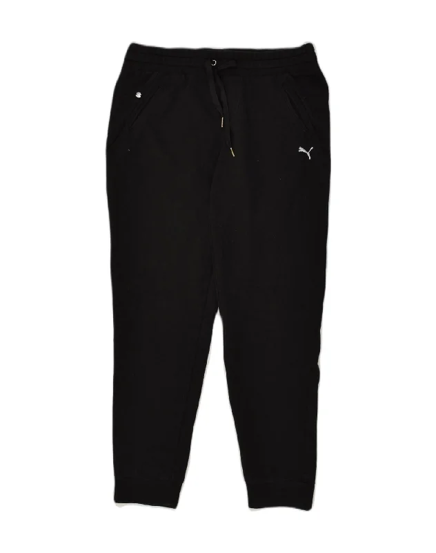 PUMA Womens Tracksuit Trousers Joggers UK 12 Medium Black Cotton Trousers Polka Dot Cute PUMA Womens Tracksuit Trousers Joggers UK 12 Medium Black Cotton Trousers Polka Dot Cute