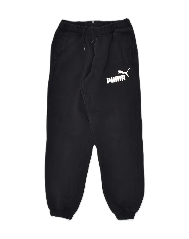 PUMA Womens Tracksuit Trousers Joggers UK 18 XL Black Cotton Trousers Cargo Utility
