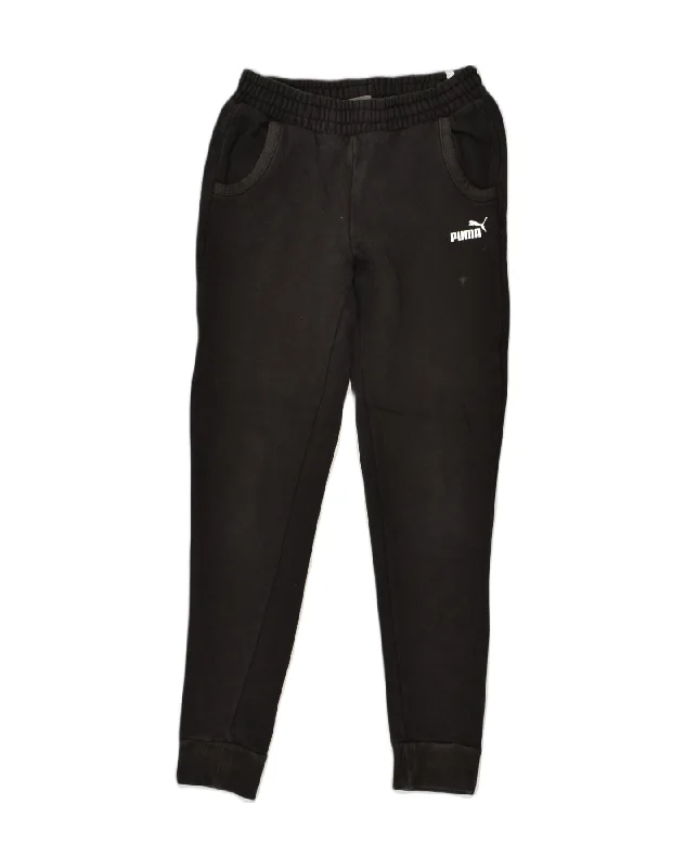 PUMA Womens Tracksuit Trousers Joggers UK 8 Small Black Cotton Trousers High Rise Slim Fit PUMA Womens Tracksuit Trousers Joggers UK 8 Small Black Cotton Trousers High Rise Slim Fit
