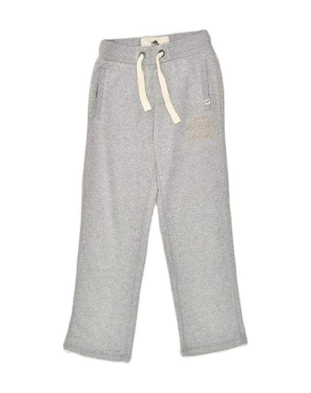 PUMA Womens Tracksuit Trousers UK 10 Small Grey Cotton Trousers Harem Relaxed Fit