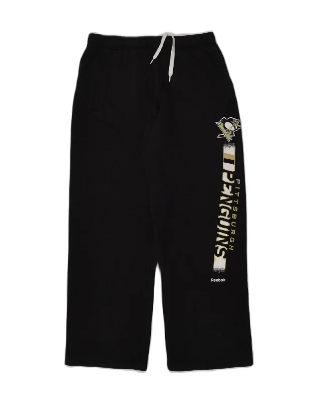 REEBOK Womens Graphic Tracksuit Trousers UK 14 Medium Black Cotton Skinny Trousers Denim Stretchy REEBOK Womens Graphic Tracksuit Trousers UK 14 Medium Black Cotton Skinny Trousers Denim Stretchy
