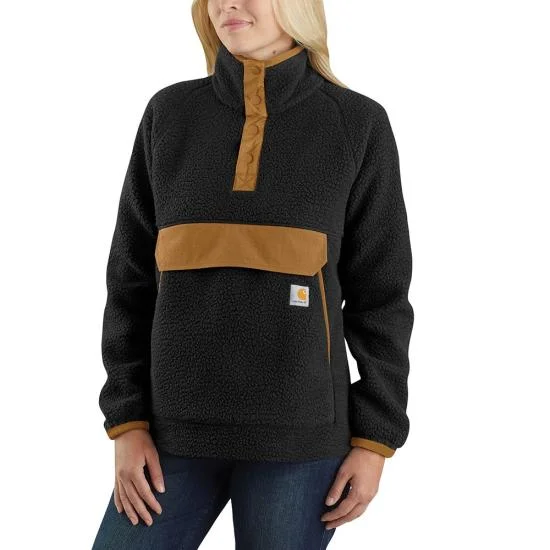 Women's Relaxed Fit Fleece Pullover Solo Sleeve Pullover
