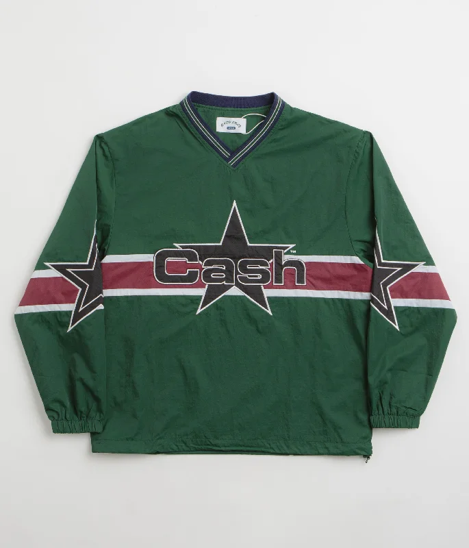 Cash Only Outfield Pullover Jersey - Forest Tapered Sleeve Pullover