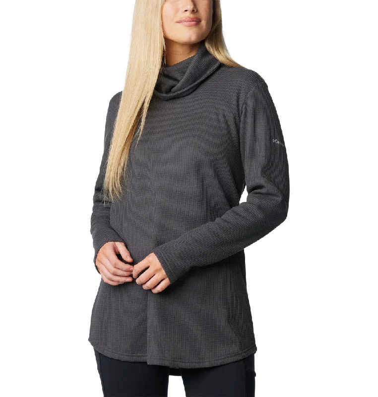 Columbia Holly Hideaway Waffle Cowl Pullover - Womens Thick Cable Knit