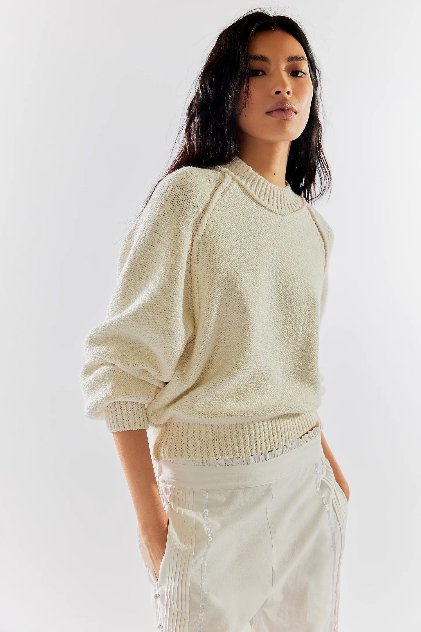 Riley Pullover Sabrina Neck Pullover