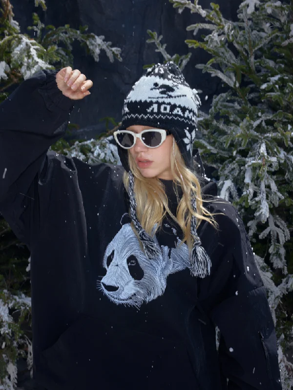 Hellystudio Panda Pro Snow Pullover - Unisex Surplice Neck Pullover