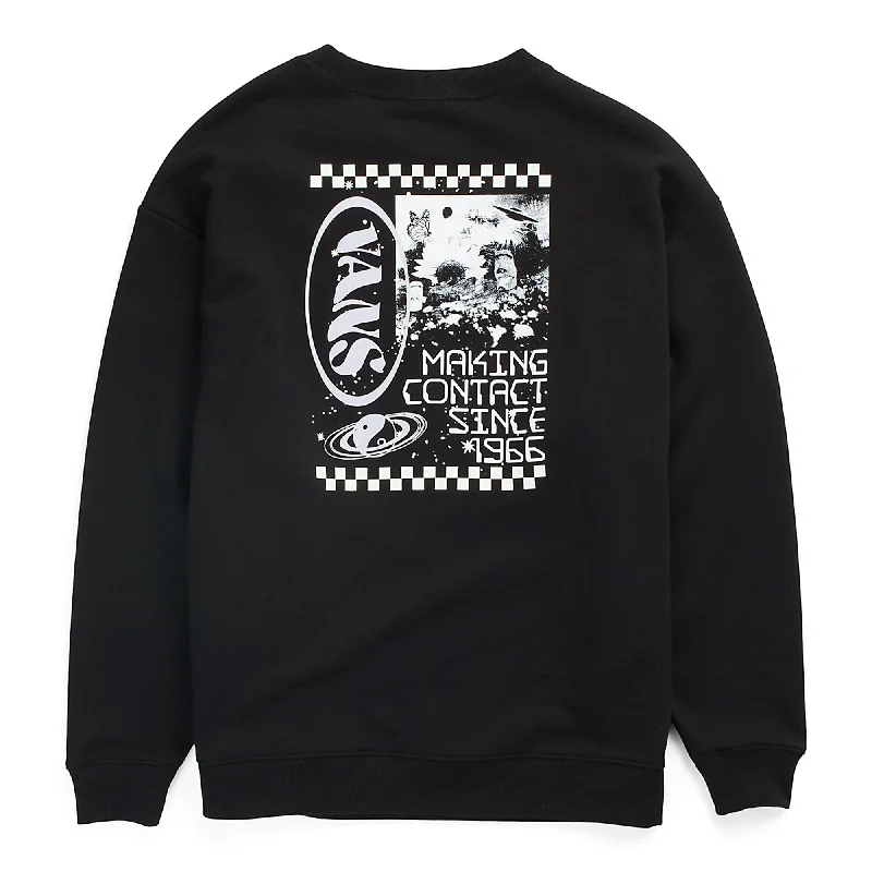 Vans Cosmic Glow Women's Oversized Pullover Sweater - Black Polo Neck Sweater