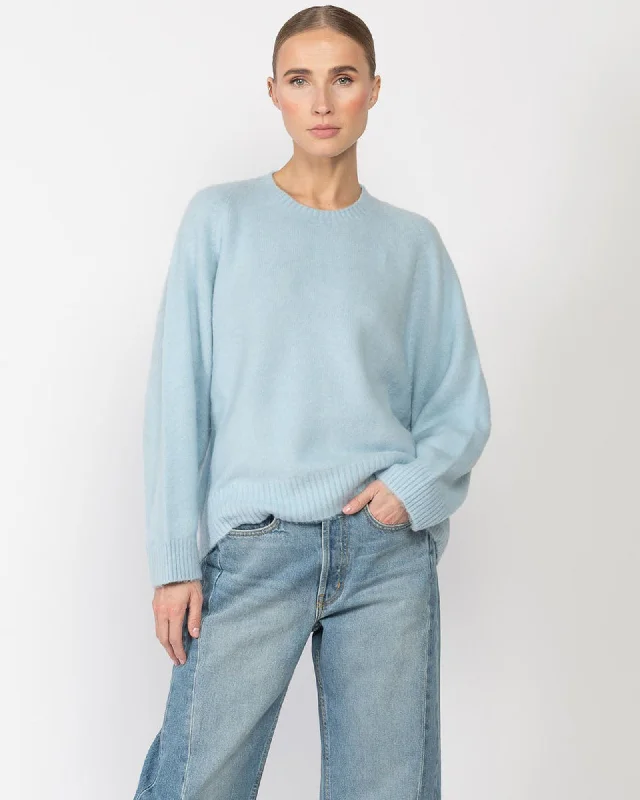 Round Neck Pullover Fitted Ribbed Sweater