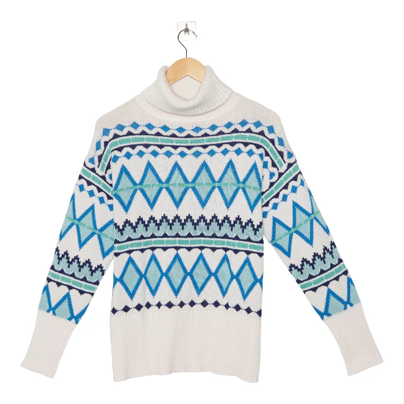 mySTYLE Women's Fair Isle Pullover Sweater